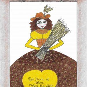 Lady Wheatsheaf postcard